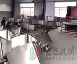 专业制造不锈钢小料车 食品厂用小料车 小推车 不锈钢肉料车